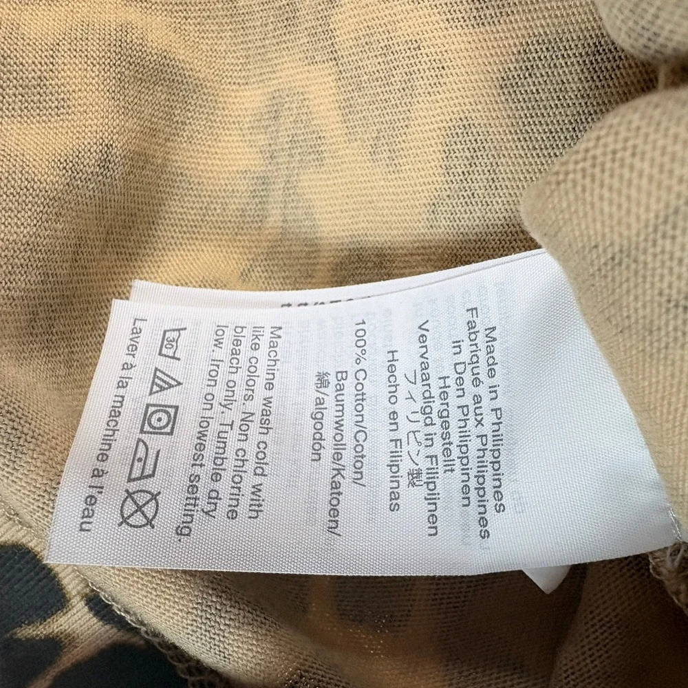 Crewcuts Leopard Print Dress Kids Size 12 Tan Black Excellent Cotton Pockets